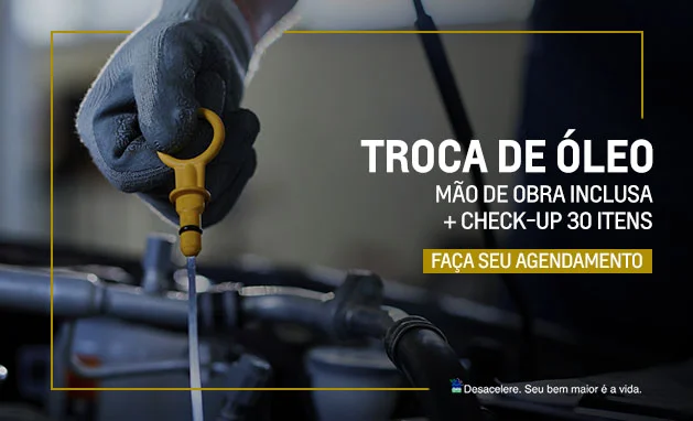 Troca de Óleo + Check-up 30 Itens*
